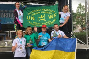 Літні Чемпіонати Європи. Україна займає призові місця зі скандинавської ходьби !!